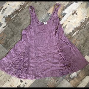 Free people purple blush loose tank size xs